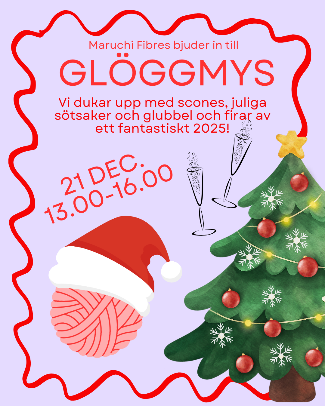 Glöggmys 21/12 13.00-16.00