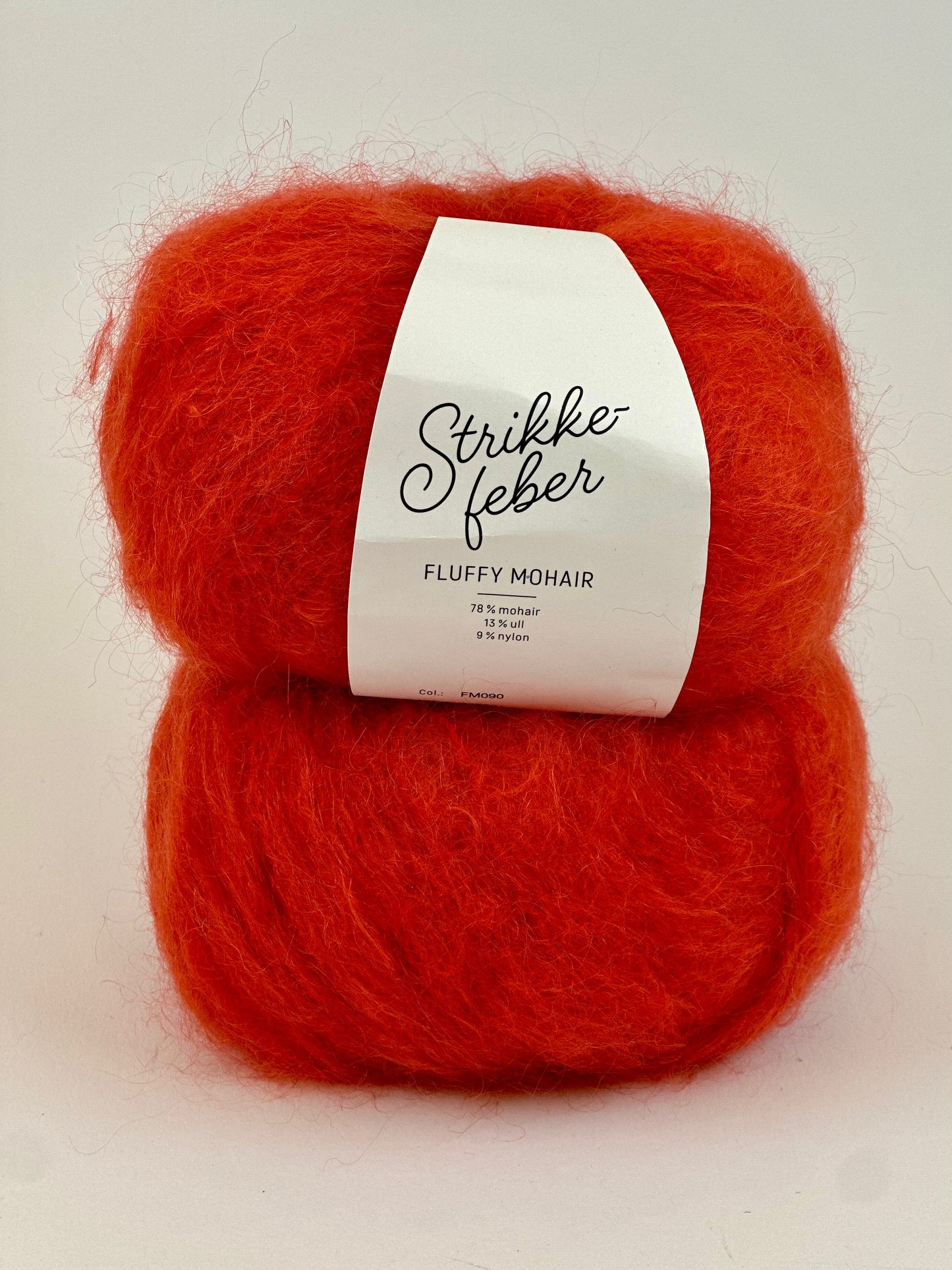Fluffy Mohair Poppy Red (664)