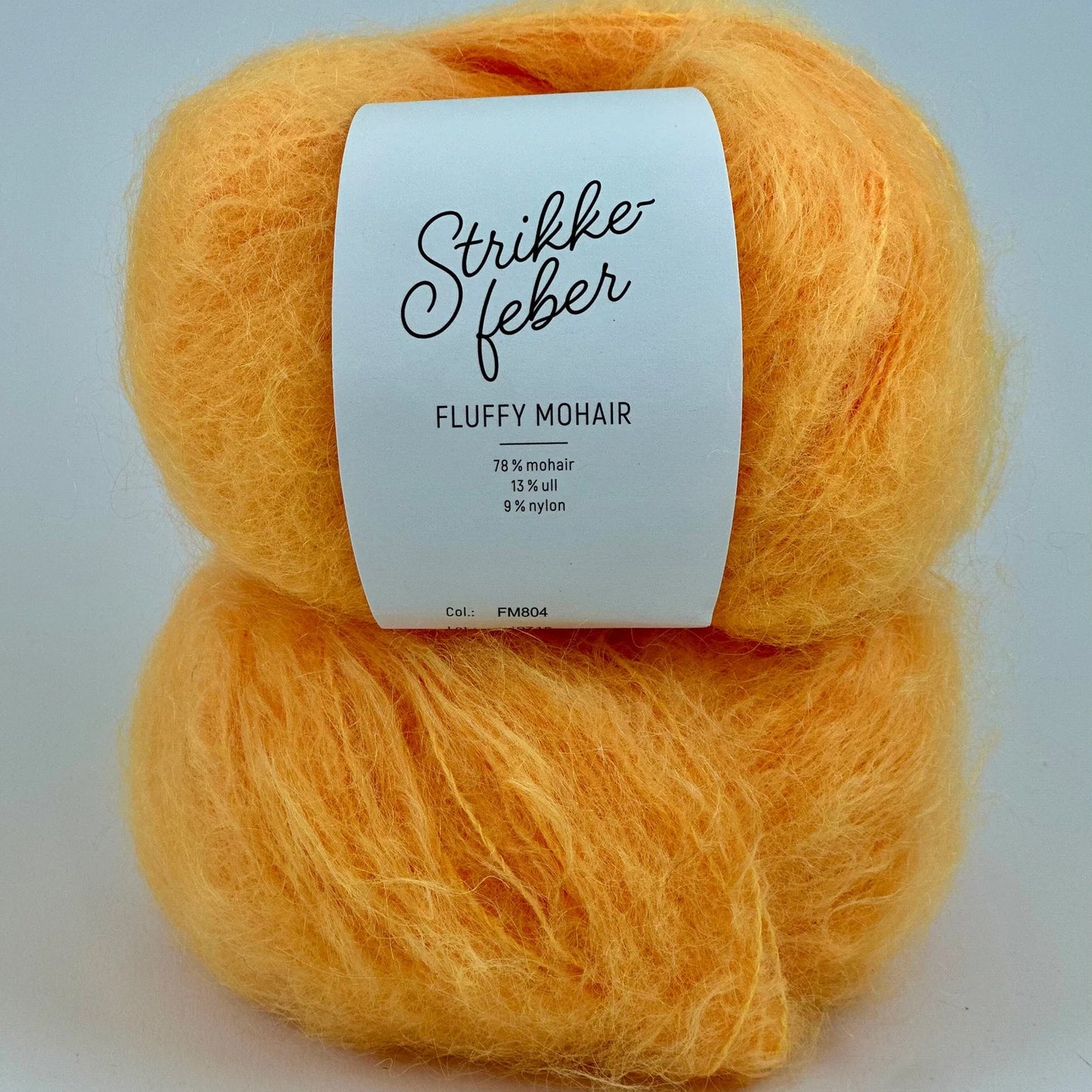 Fluffy Mohair Neon Orange (804)