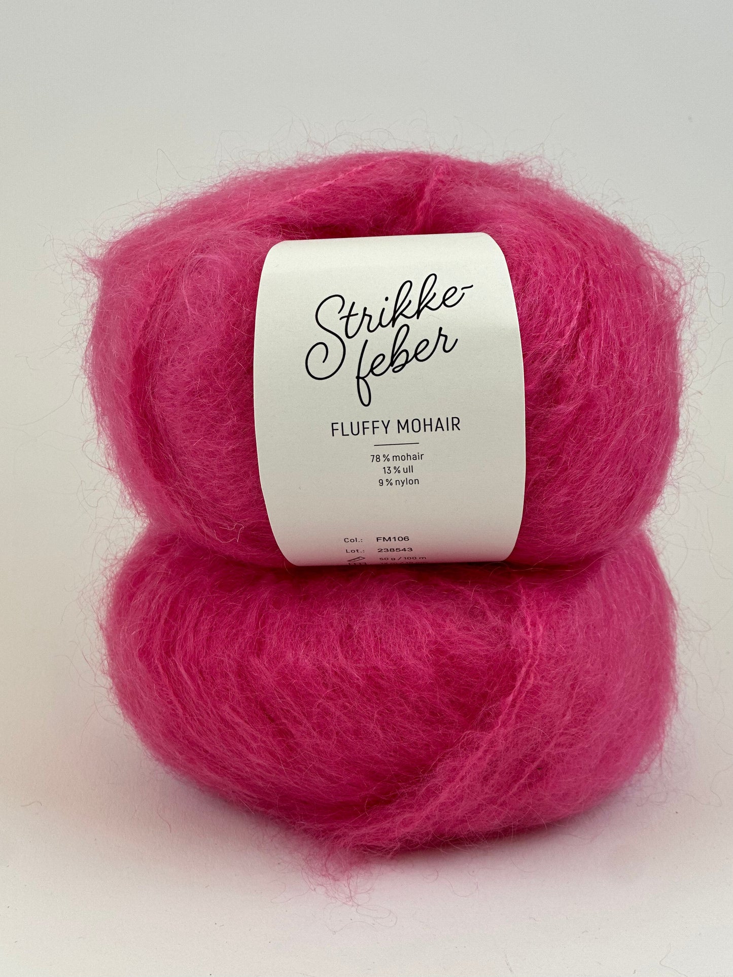 Fluffy Mohair Very Pink (106)