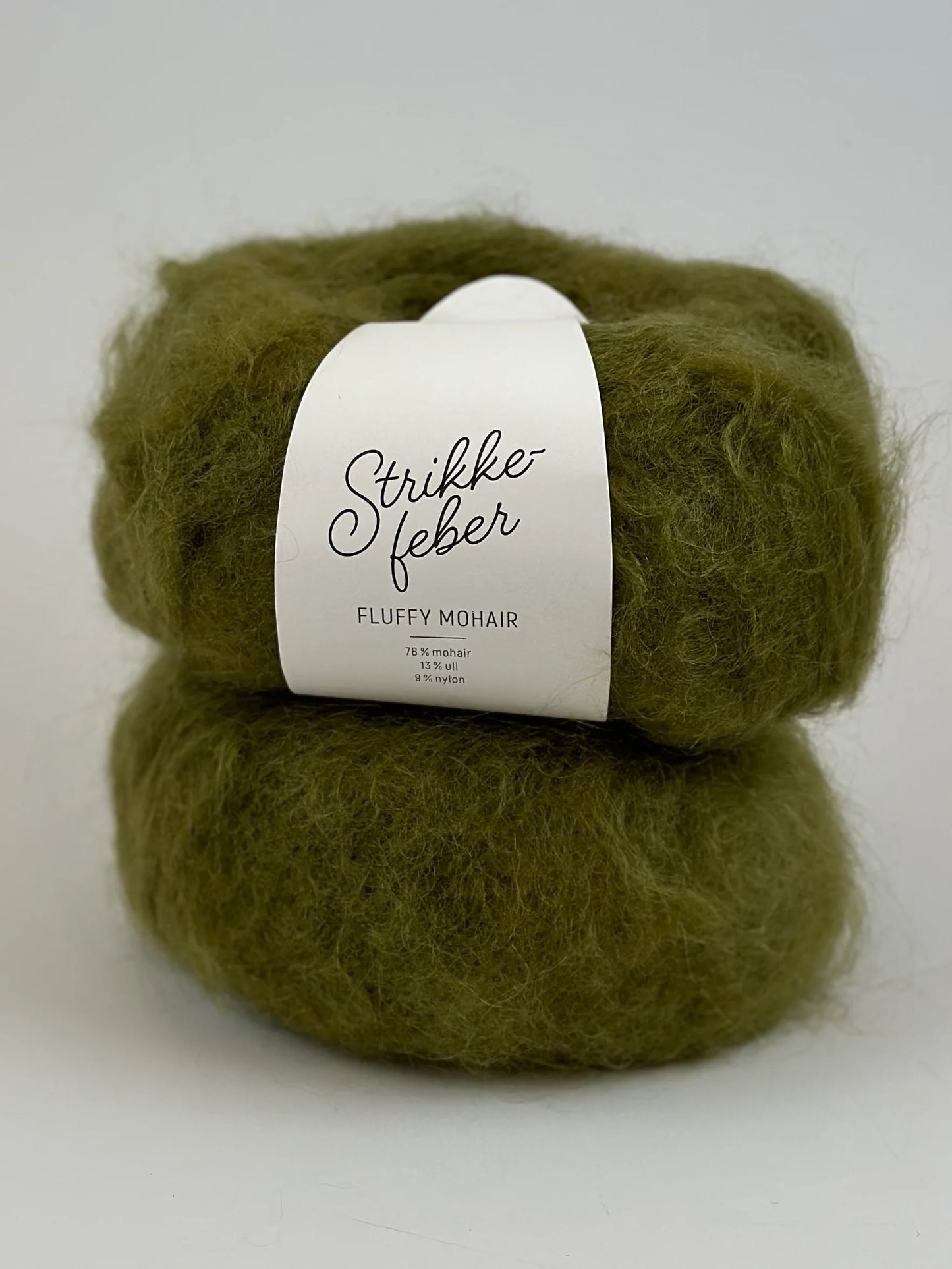 Fluffy Mohair Olive (009)