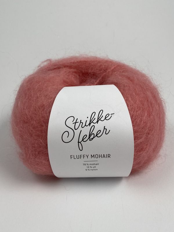 Fluffy Mohair Peach Pink (169)
