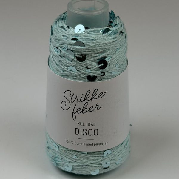 Strikkefeber Disco Light blue with light blue sequins (13)