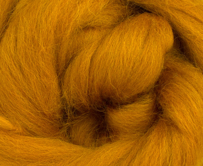 Corriedale Top - Golden