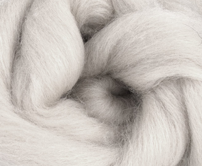 Corriedale Top - Ivory