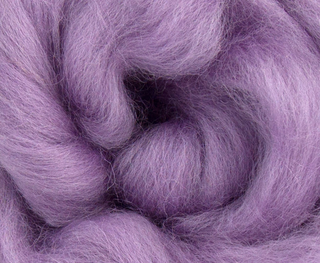 Corriedale Top - Lilac