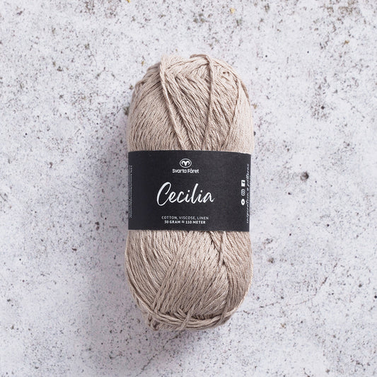 Svarta Fåret Cecilia Shell Brown (023) Summer DK Yarn in Cotton, Viscose and Linen