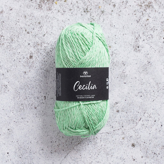 Svarta Fåret Cecilia Seafoam Green (084) Summer DK Yarn in Cotton, Viscose and Linen
