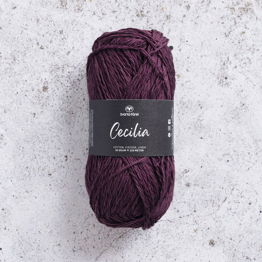 Svarta Fåret Cecilia Beet It (287) Summer DK Yarn in Cotton, Viscose and Linen