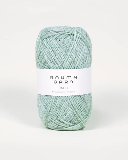 Rauma Finull Mintgrønn lysmelert (4136)