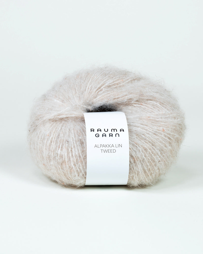 Rauma Alpakka Lin Tweed Lys Beige (1466)
