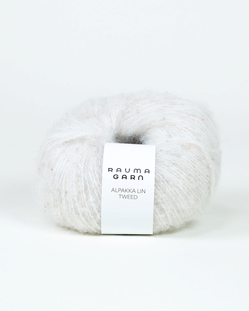 Rauma Alpakka Lin Tweed Natur (18166)