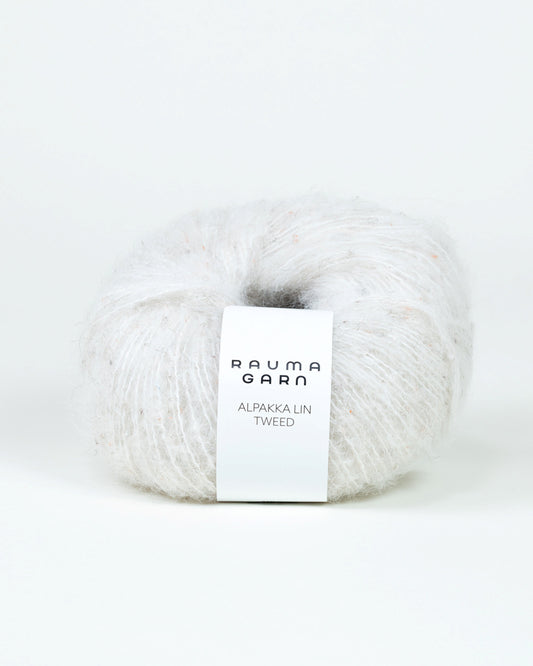Rauma Alpakka Lin Tweed Natur (18166)