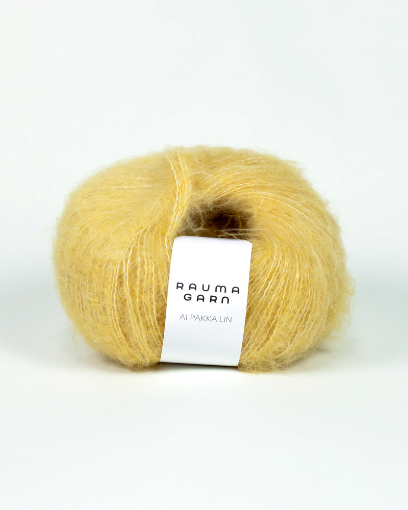 Rauma Alpakka Lin Gul (1362)