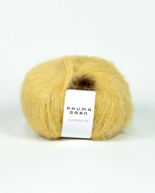 Rauma Alpakka Lin Gul (1362)