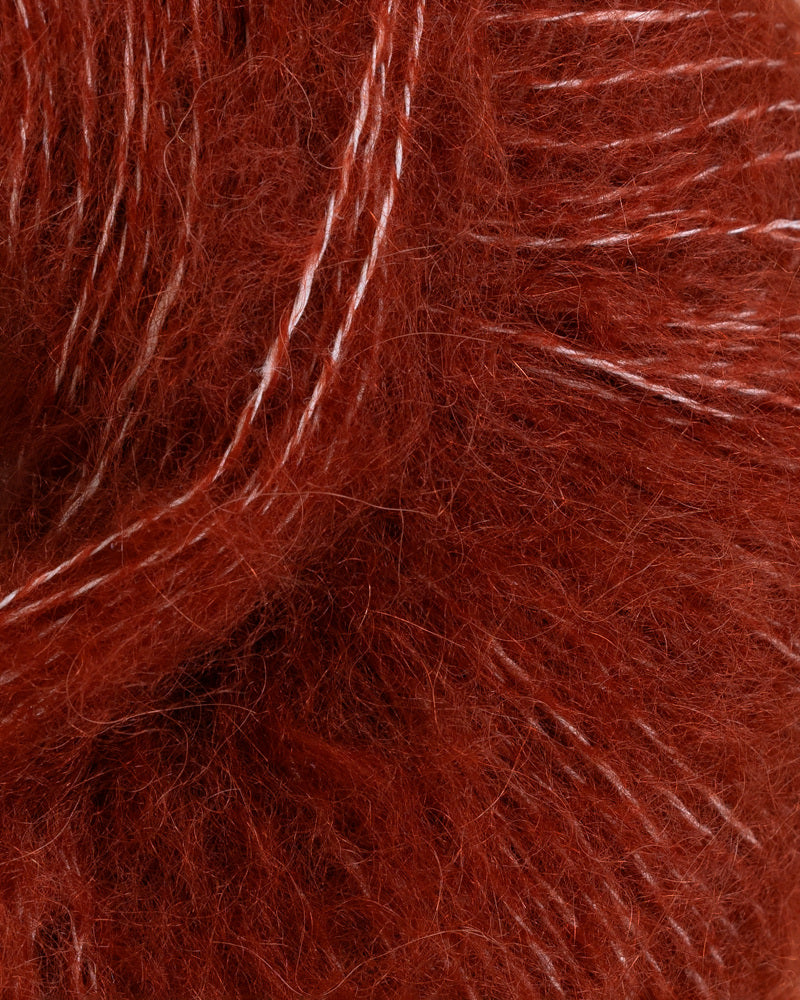 Rauma Alpakka Lin Rubinrød (1387)