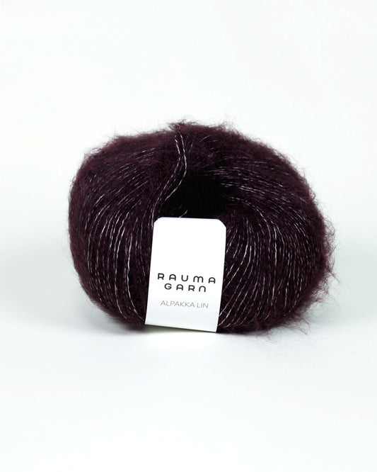 Rauma Alpakka Lin Aubergin (2343)
