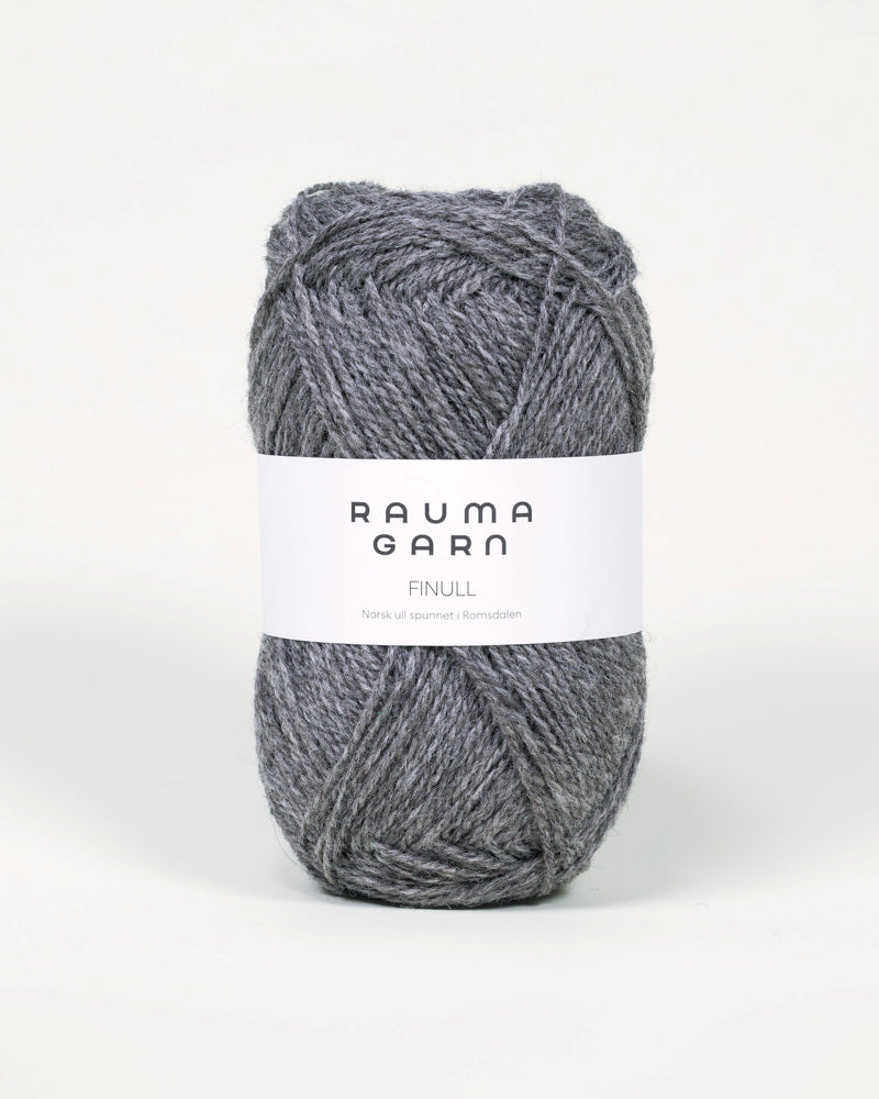 Rauma Finull Mørk Grå Melert (0405)