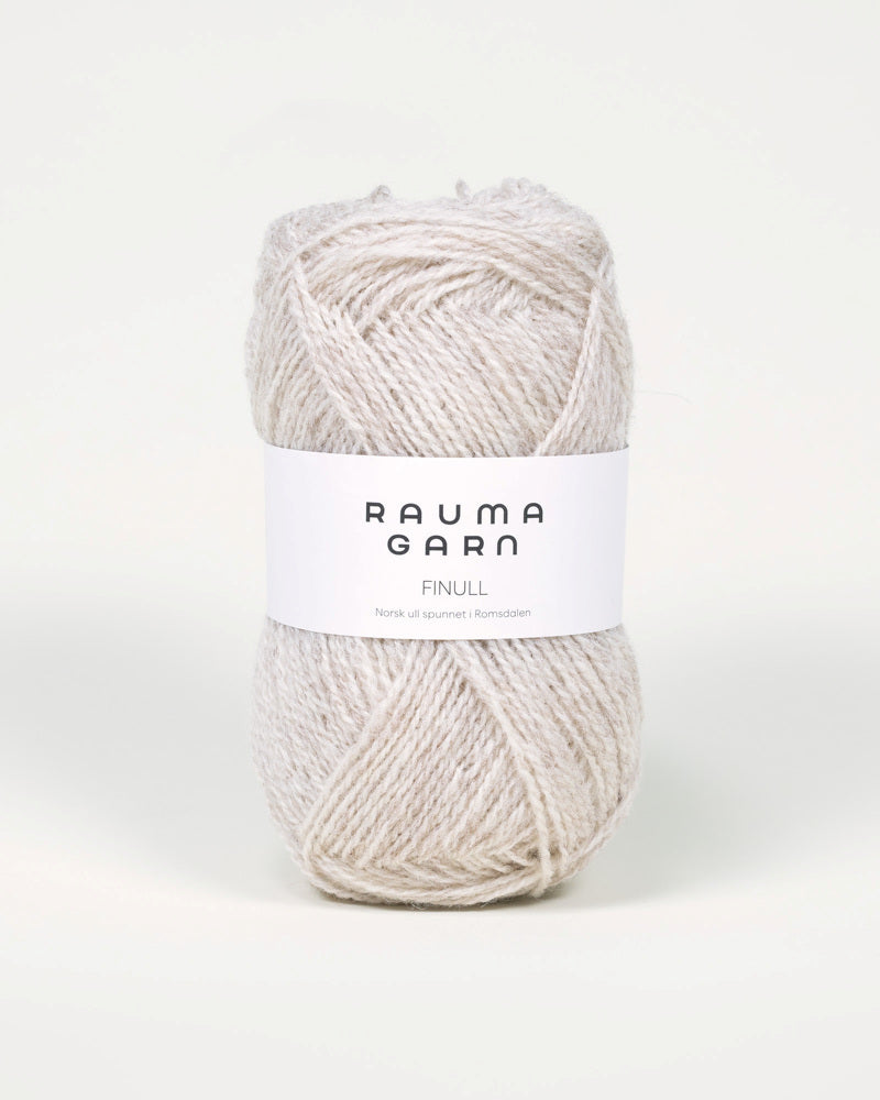 Rauma Finull Lys beige melert (4078)