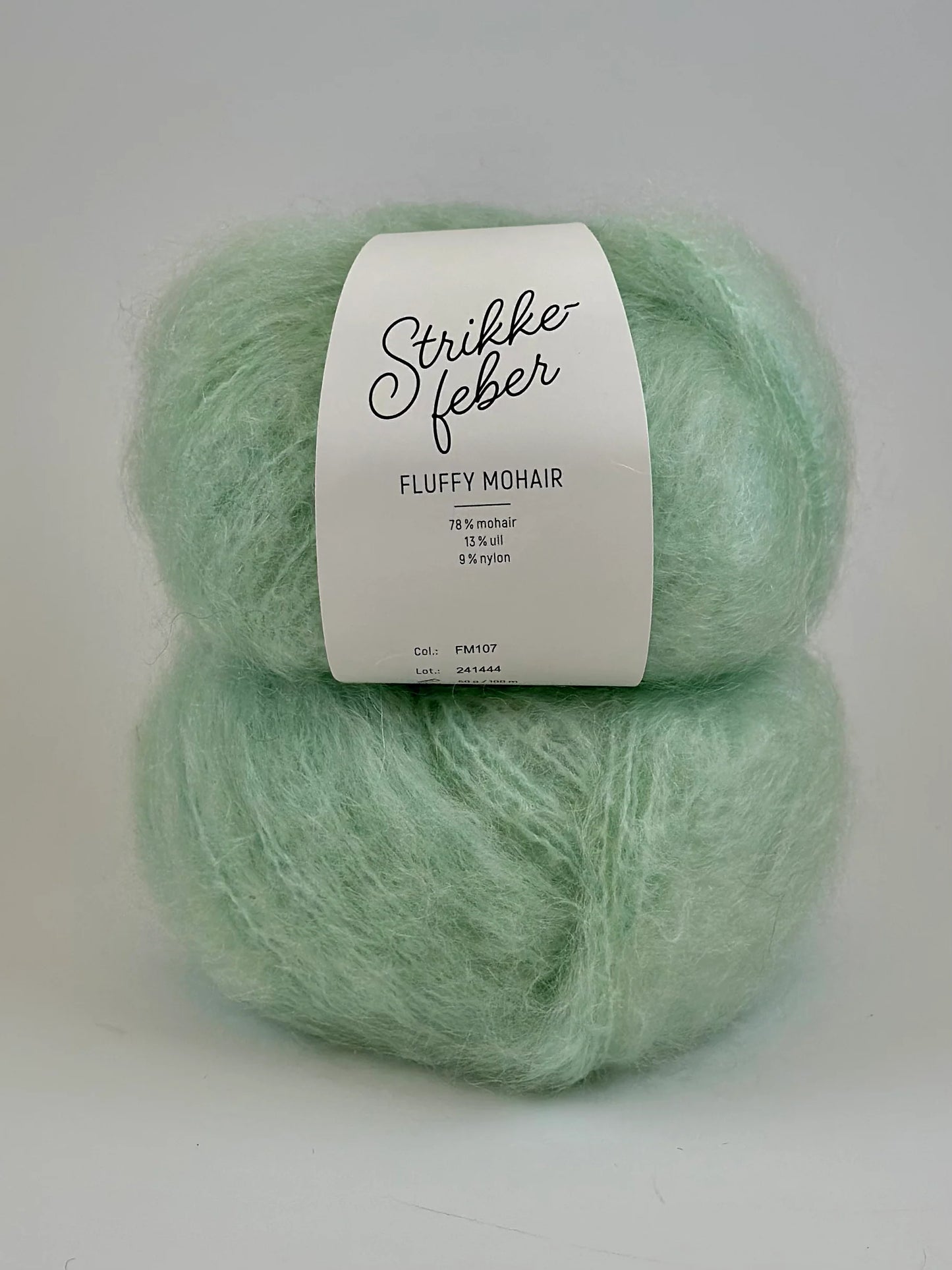 Fluffy Mohair Sweet Mint (107)