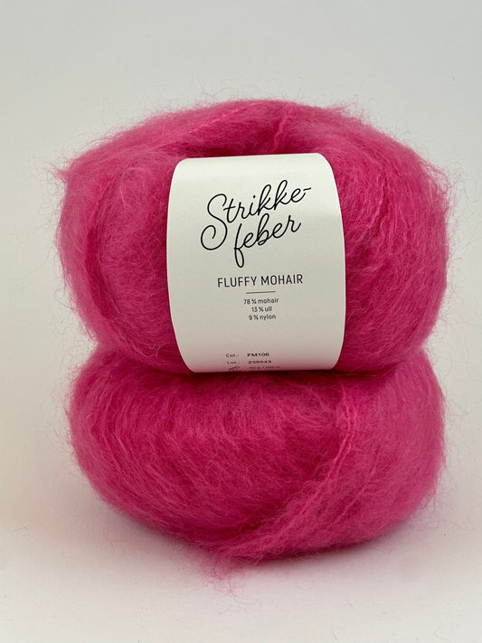 Fluffy Mohair Very Pink (106)