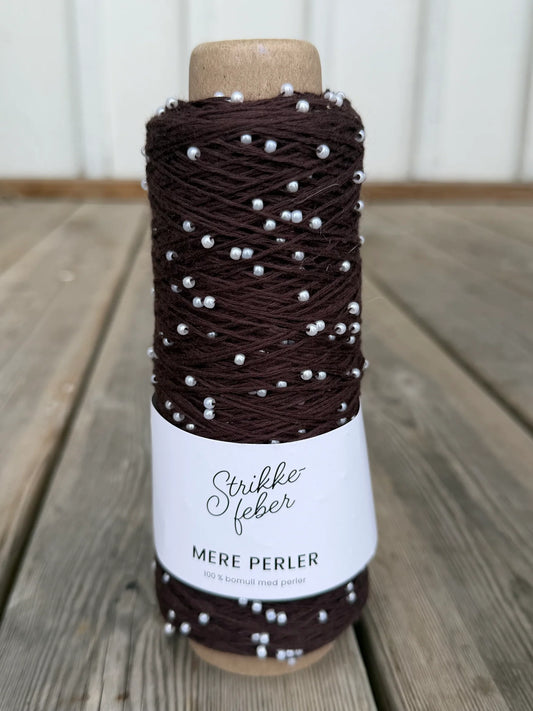 Strikkefeber Mere Perler Dark Brown (1612)