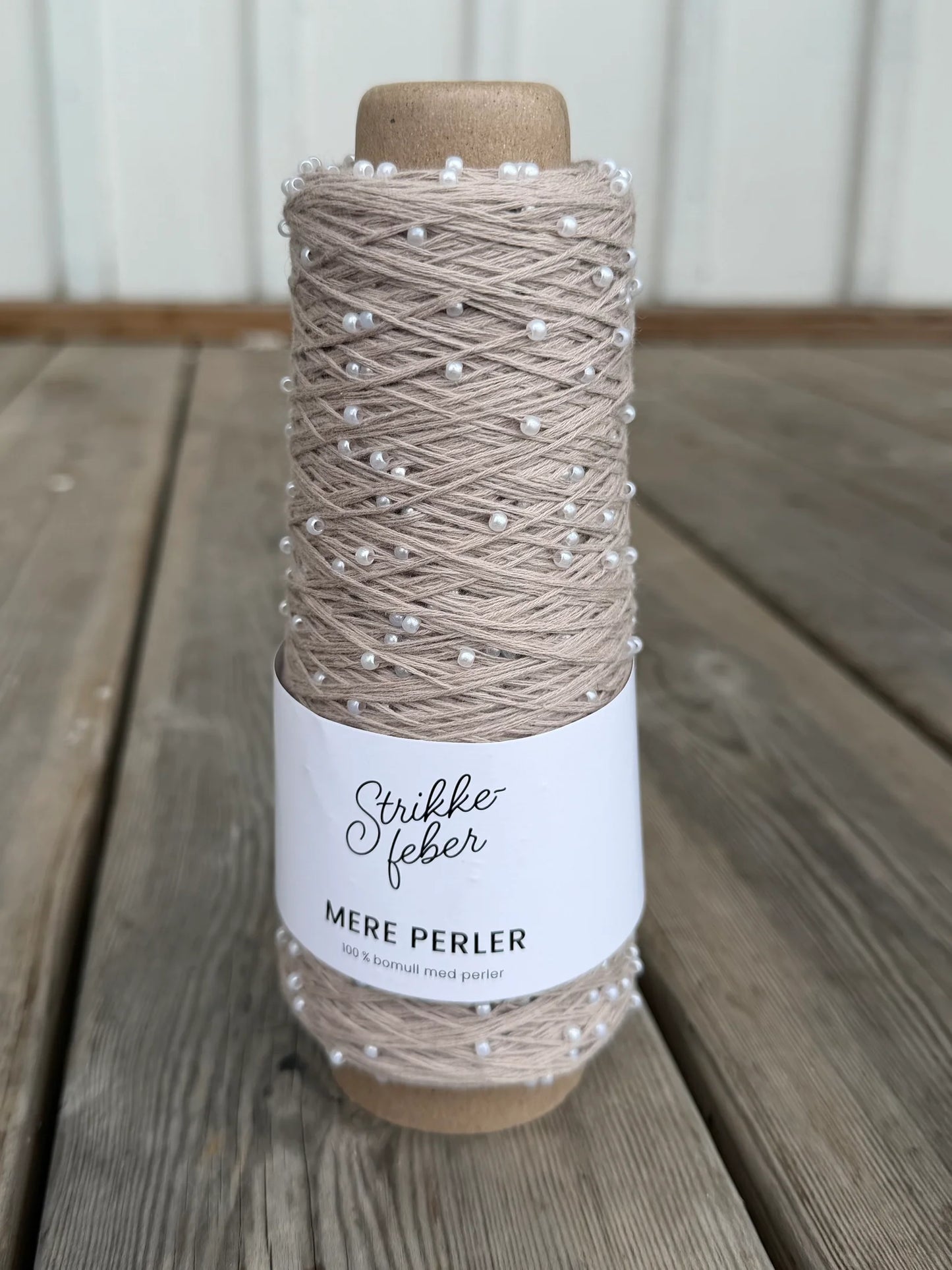 Strikkefeber Mere Perler Beige (1165)