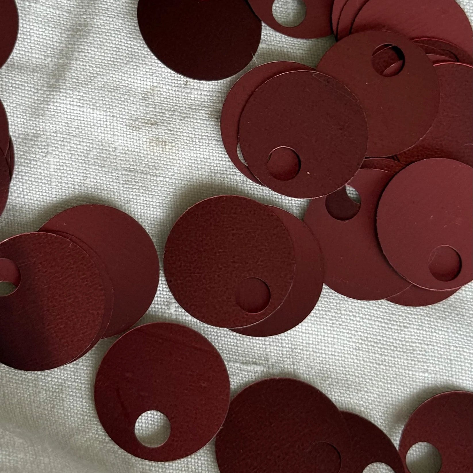 Large Sequins Burgundy