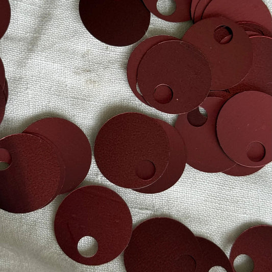 Large Sequins Burgundy