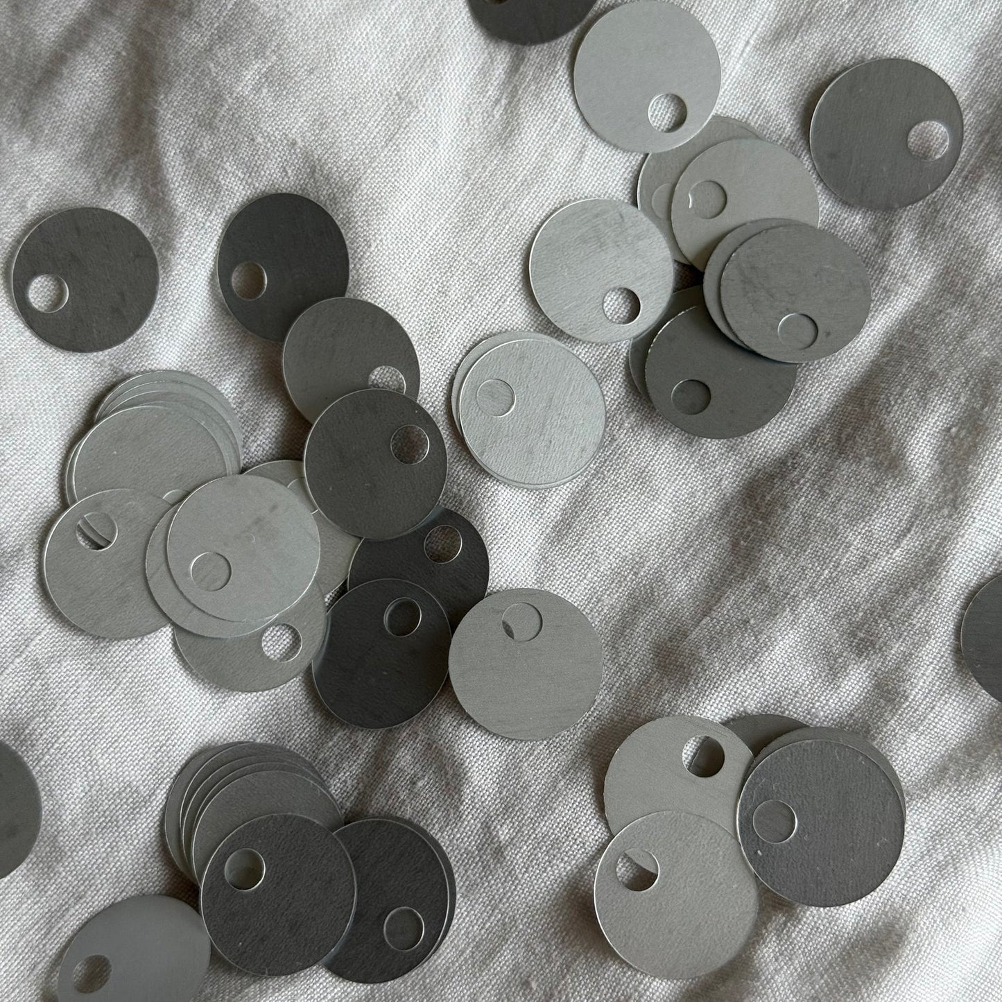 Large Sequins Silver