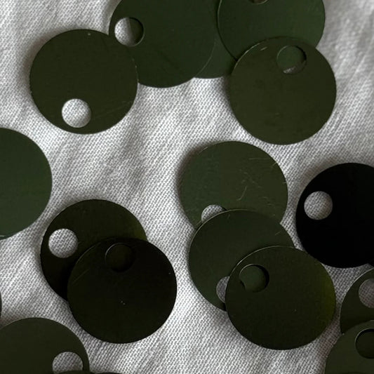 Large Sequins Emerald