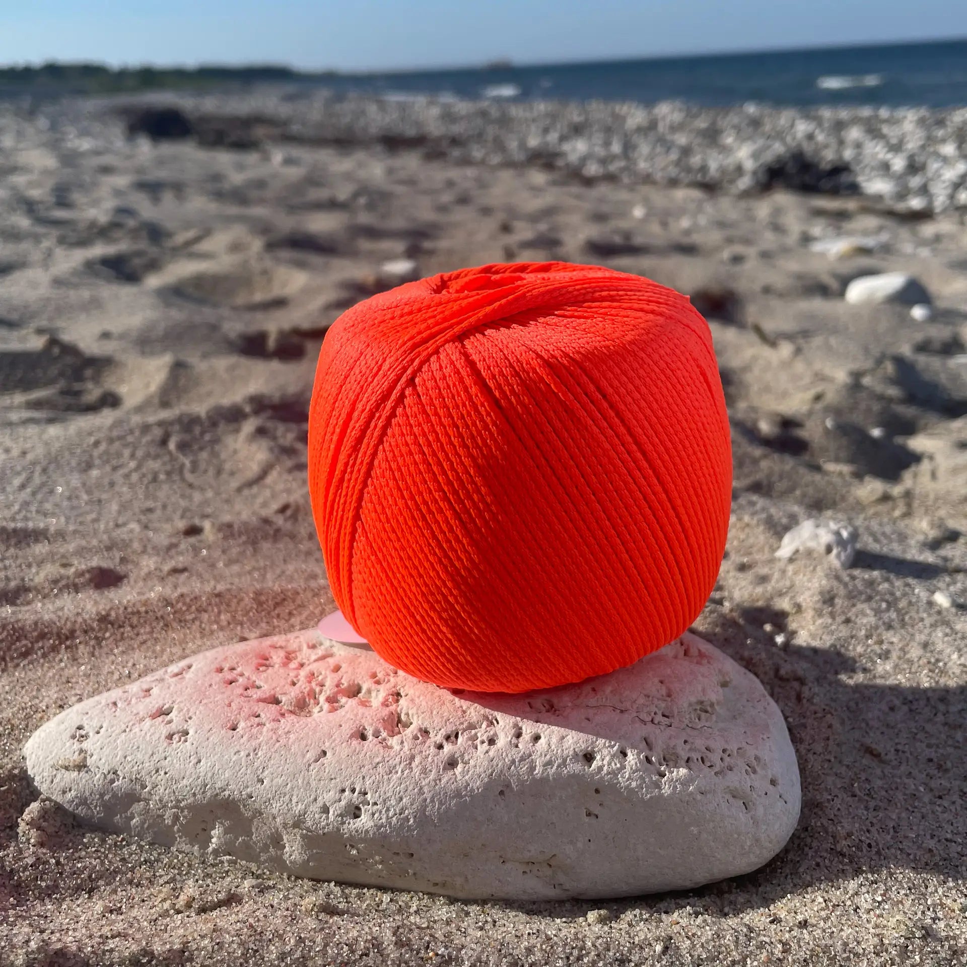 Casasol Summer Loop Coral Fluor Recycled Yarn Bikinis & Swimwear | Maruchi Fibres