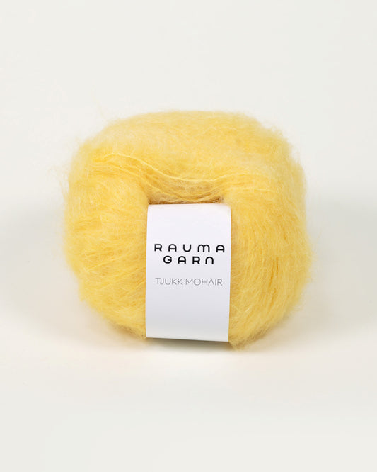 Tjukk Mohair Sitrongul (022)