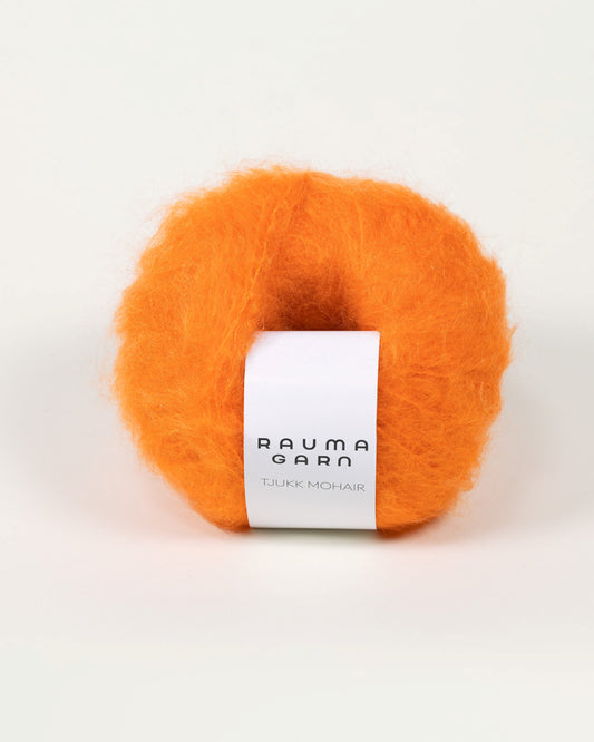 Tjukk Mohair Oransje (025)