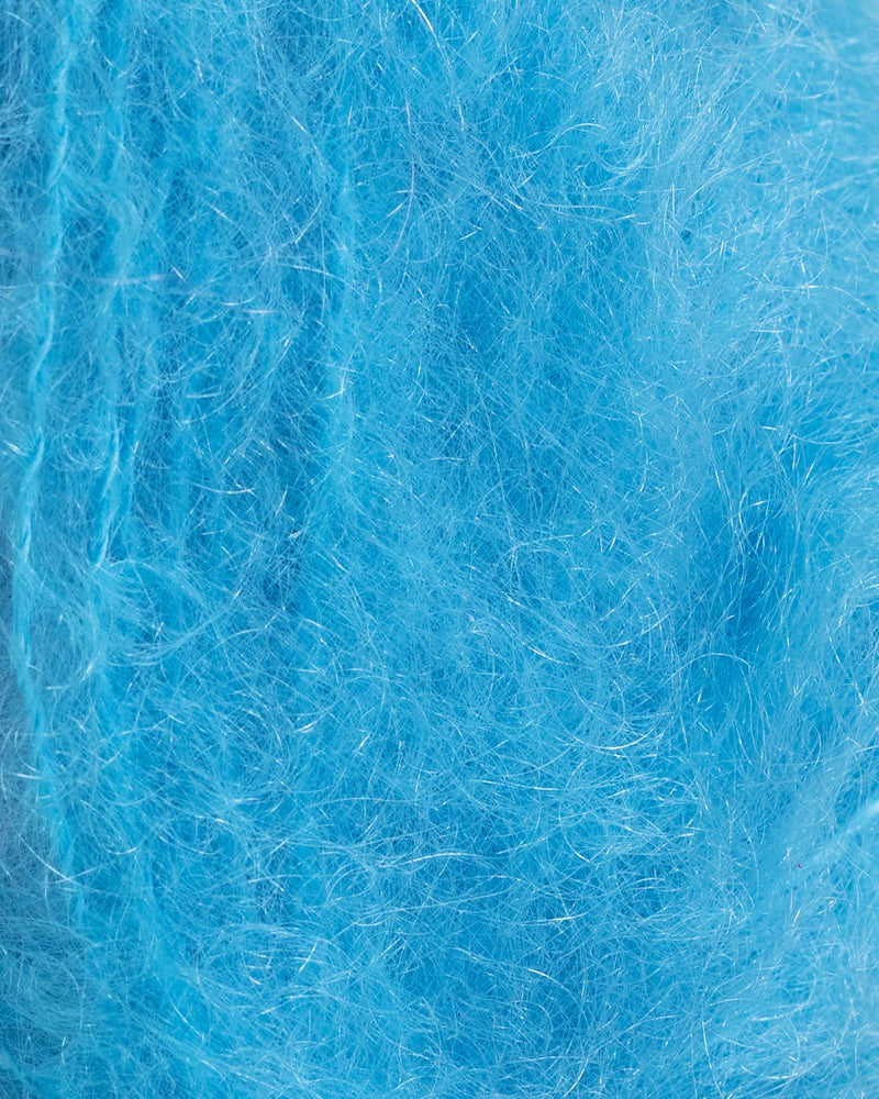 Tjukk Mohair Turkis (077)