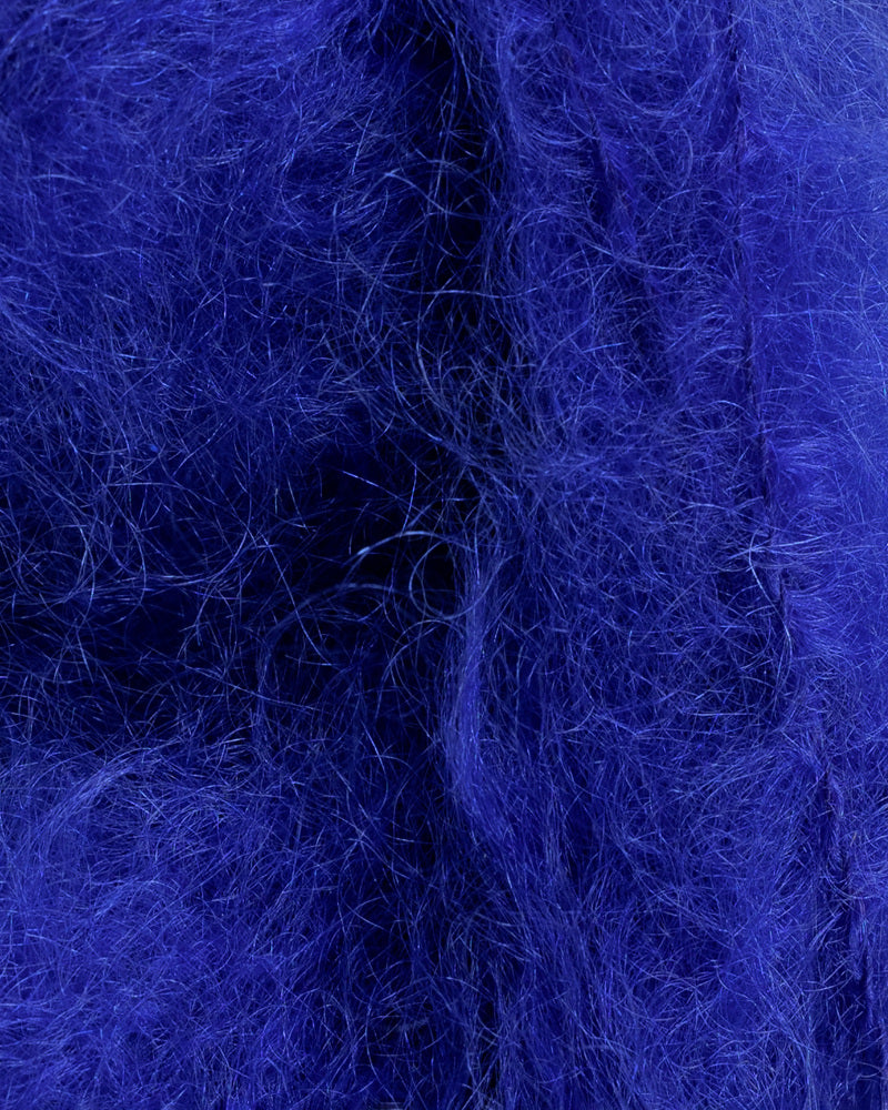Tjukk Mohair Blå (091)