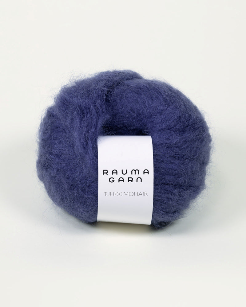 Tjukk Mohair Polarnatt  (153)