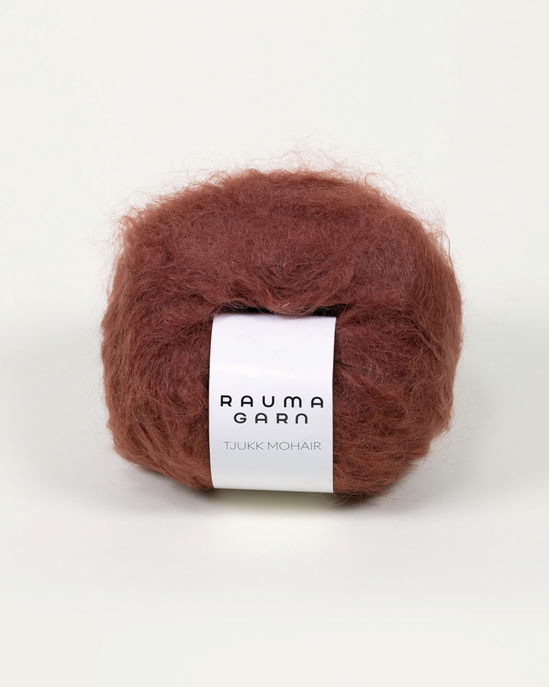 Tjukk Mohair Kastanje (161)