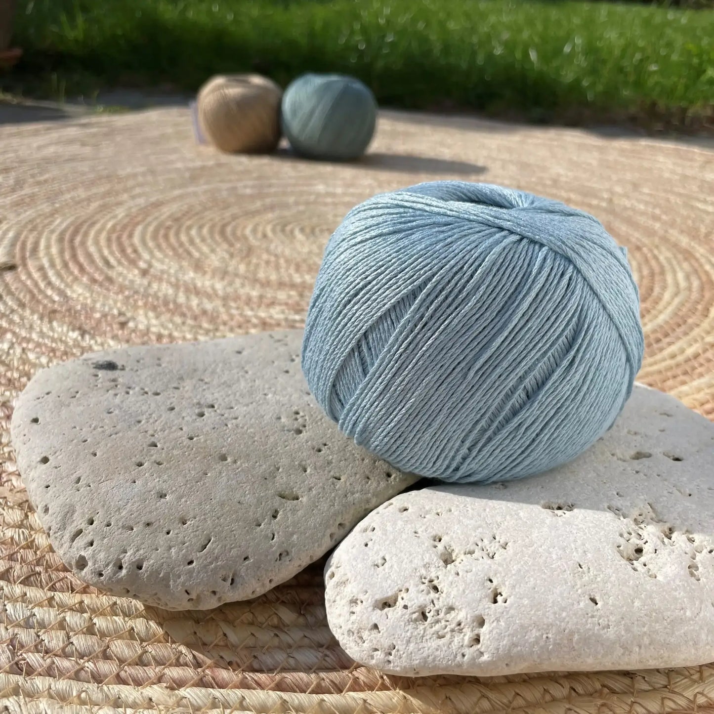 Casasol Bambu M Pastelblå 100% Organic Bamboo Yarn, Fingering Weight | Maruchi Fibres
