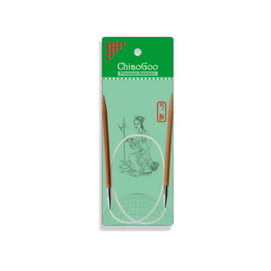 ChiaoGoo Bamboo Circular Needles 80 cm - smooth, memory-free bamboo knitting needles | Maruchi Fibres