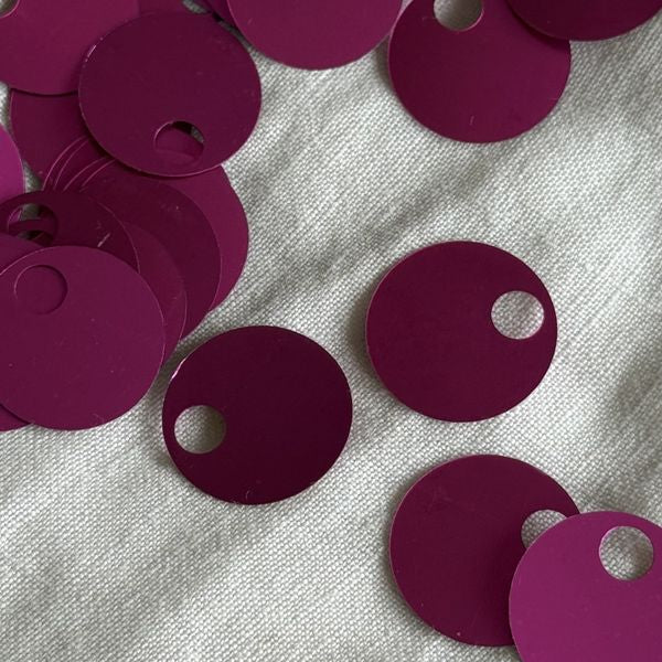 Strikkefeber Big Sequins Fuchsia