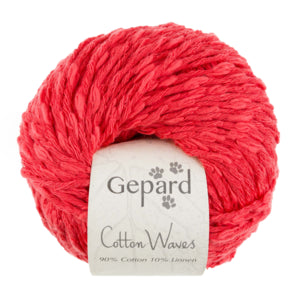 Gepard Cotton Waves Red (325)