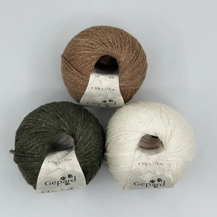 Gepard Hør Silke Linen & Silk Yarn | Maruchi Fibres