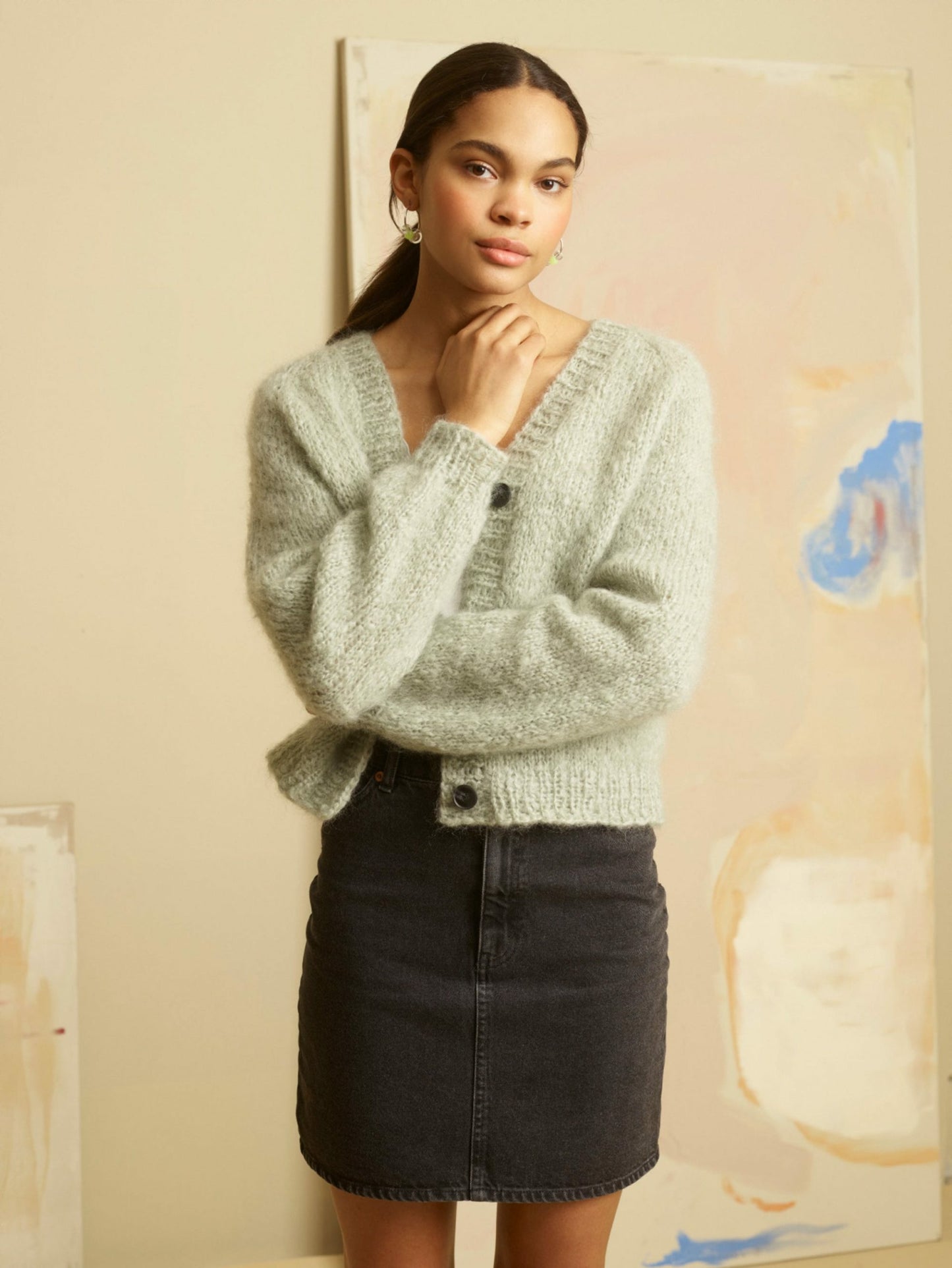 HEFTE 392 Tjukk Mohair Dame höst -21