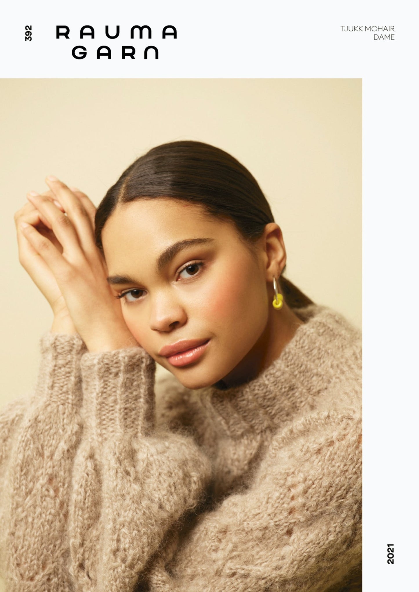 HEFTE 392 Tjukk Mohair Dame höst -21