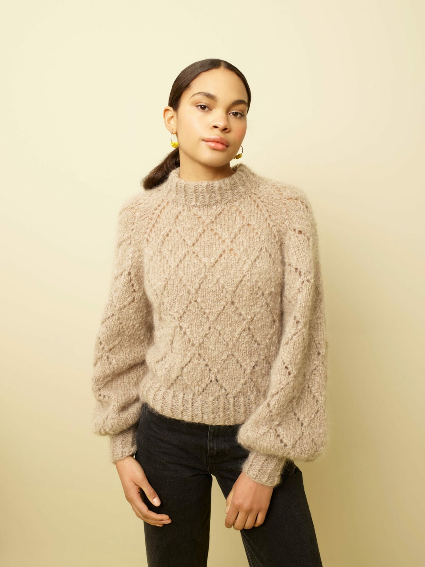 HEFTE 392 Tjukk Mohair Dame höst -21