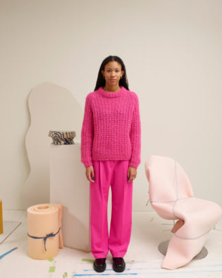 HEFTE 427 Tjukk Mohair Dame -23