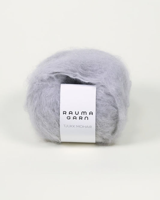 Tjukk Mohair Sølvrev (057)