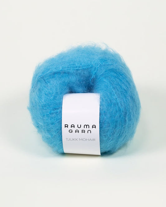 Tjukk Mohair Turkis (077)