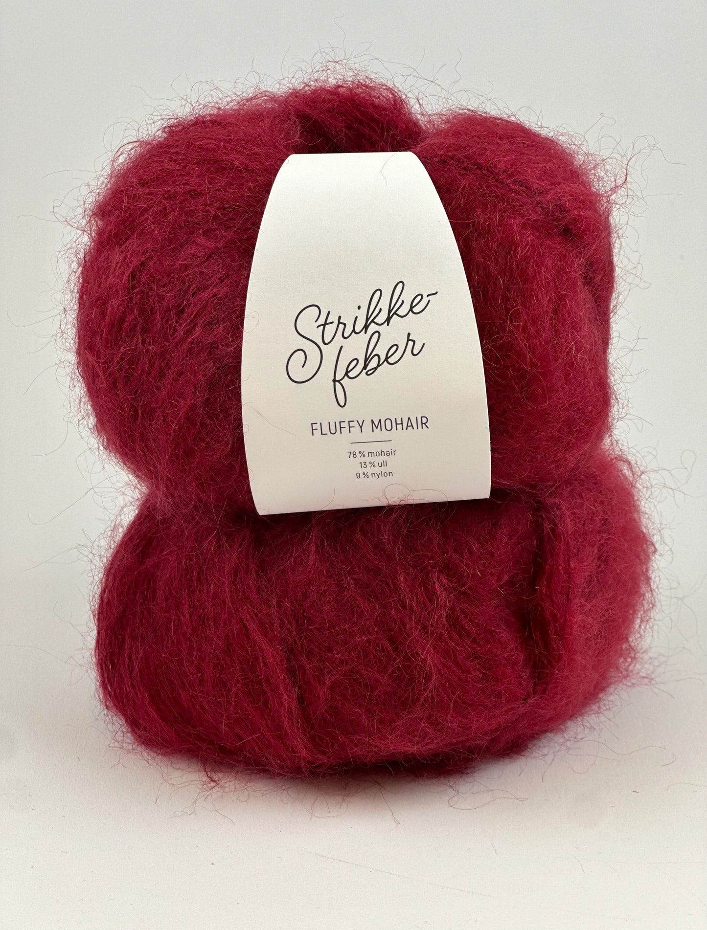 Fluffy Mohair Burgundy (165)